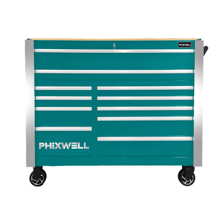 719520PHIXWELL 11 laci Kabinet Alatan dengan Set Alat 377pcs