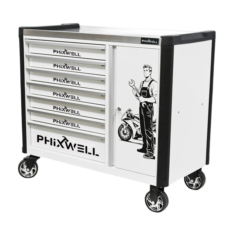 719516 PHIXWELL 7 laci kabinet alat model baharu