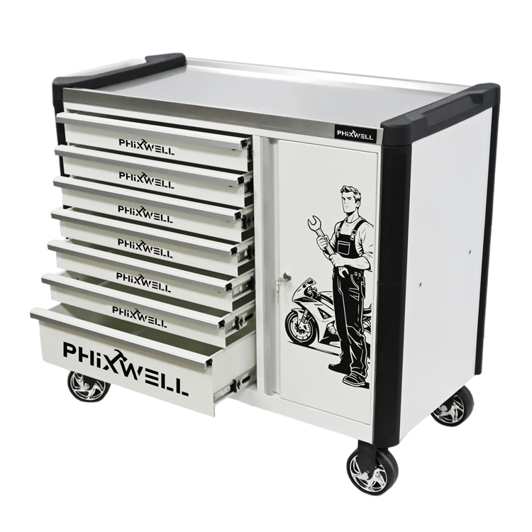719516 PHIXWELL 7 laci kabinet alat model baharu