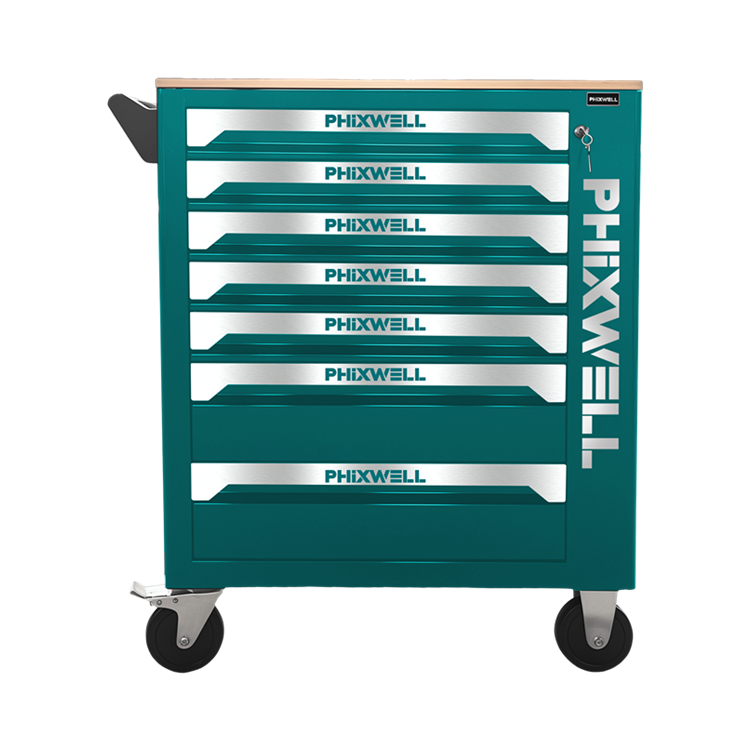 719507 PHIXWELL 7 laci kabinet alatan dengan bahagian atas kaunter
