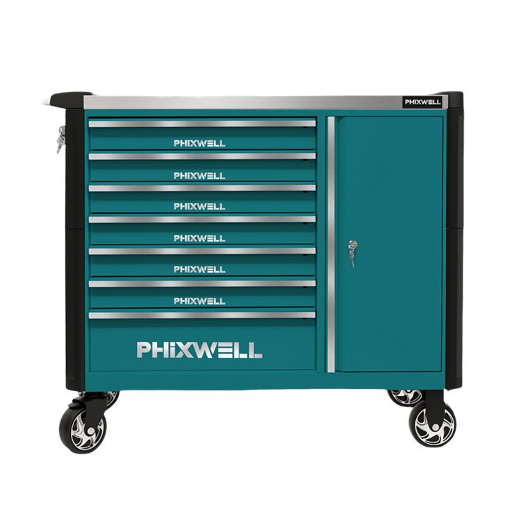 719516 PHIXWELL 7 laci kabinet alat model baharu