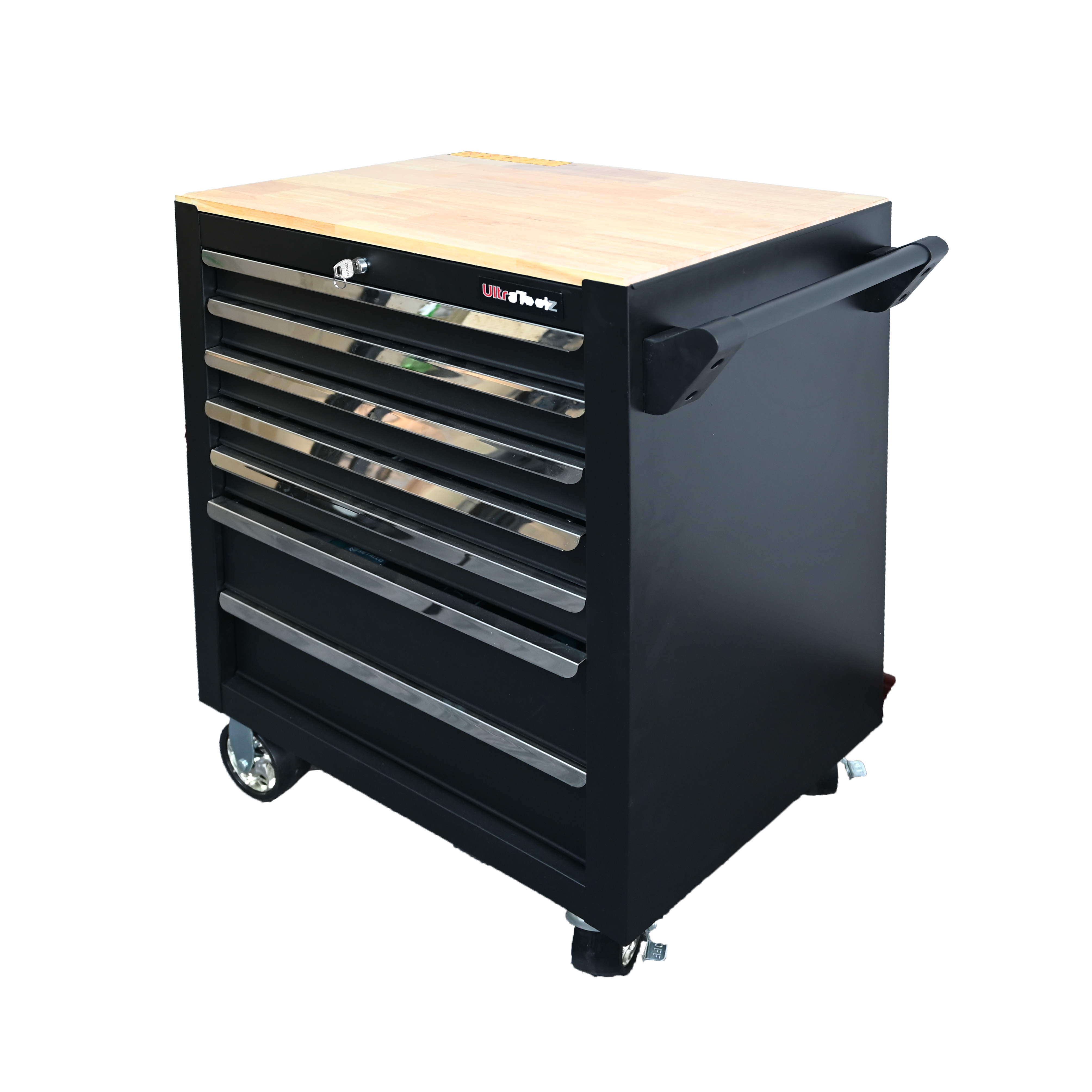 719506 PHIXWELL 7 laci kabinet storan dengan kaunter kayu