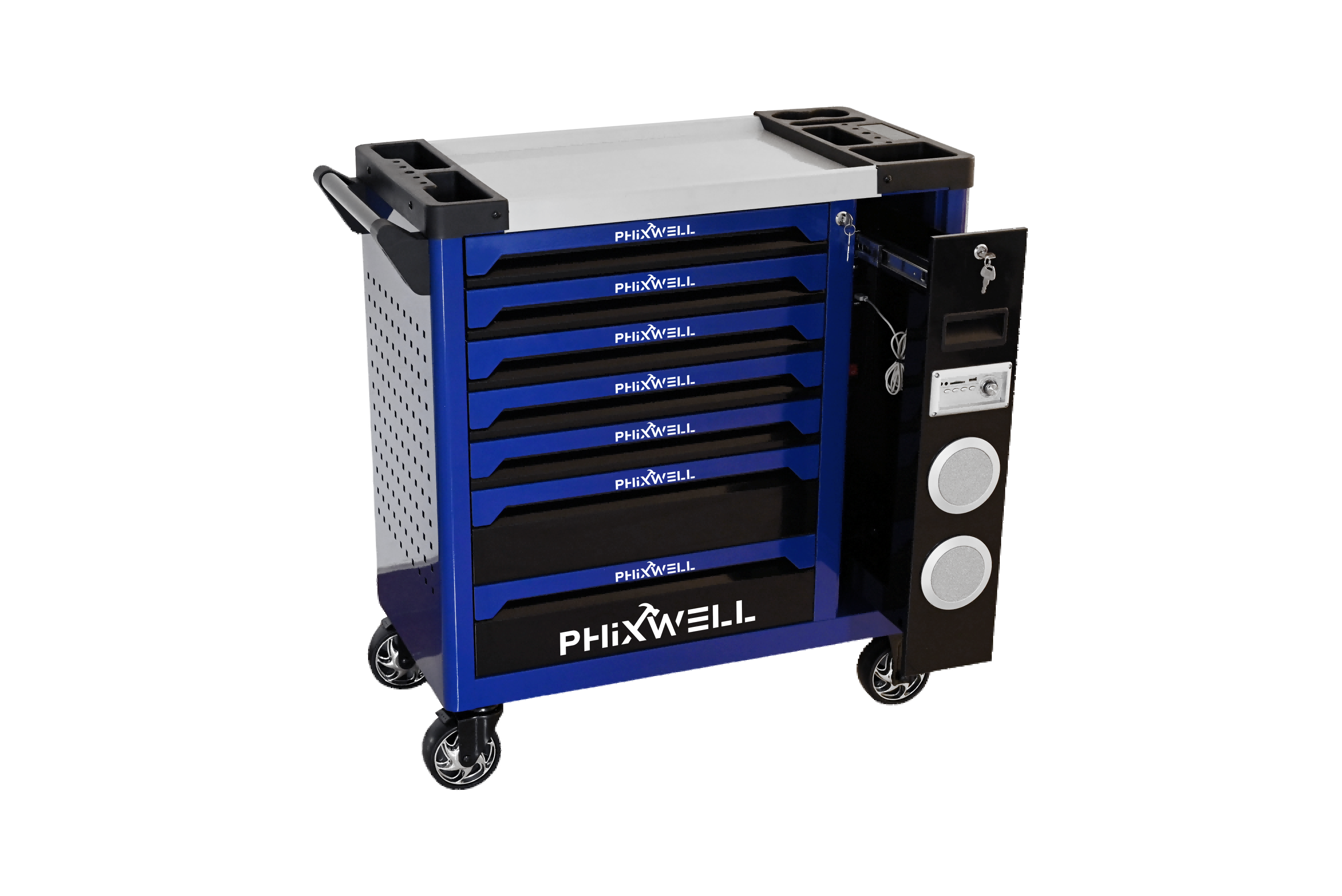 719512 PHIXWELL kabinet alat model baharu dengan pembesar suara