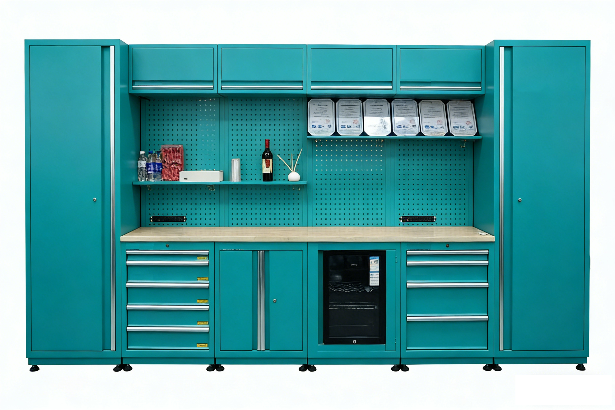 Kabinet Gabungan Penyimpanan Modular Bengkel