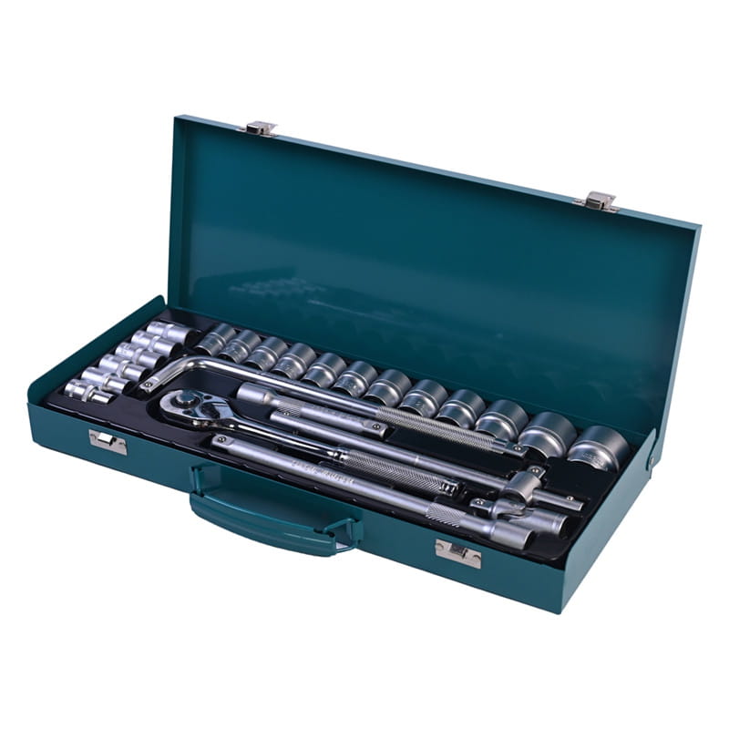 717303 SET SOKET KOTAK BESI PHIXWELL 24 PCS
