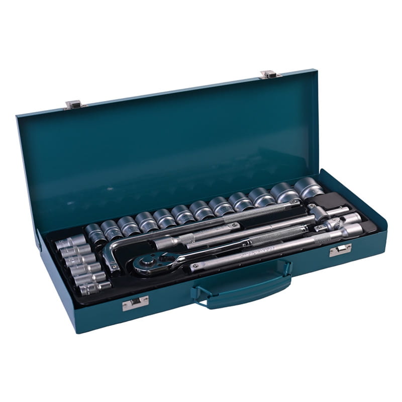 717303 SET SOKET KOTAK BESI PHIXWELL 24 PCS