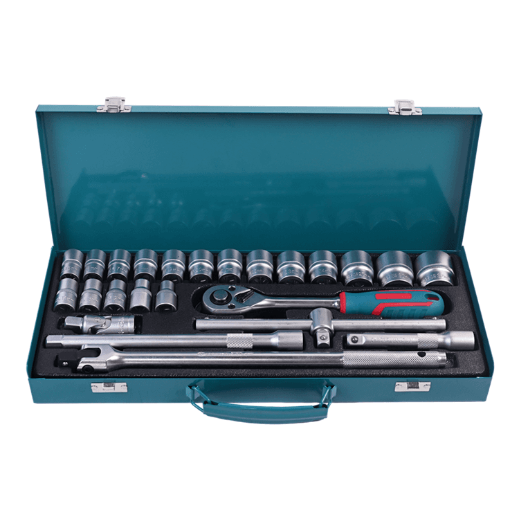 717304 SET SOKET KOTAK BESI PHIXWELL 24 PCS