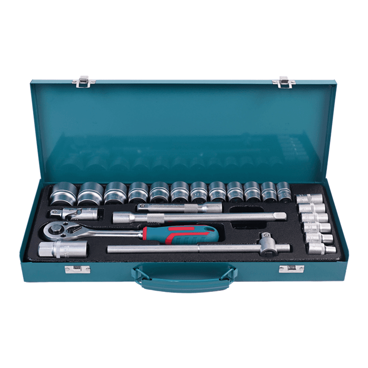 717305 PHIXWELL 24 PCS SET SOKET KOTAK BESI