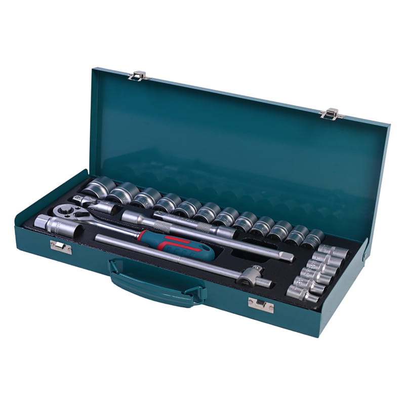 717305 PHIXWELL 24 PCS SET SOKET KOTAK BESI