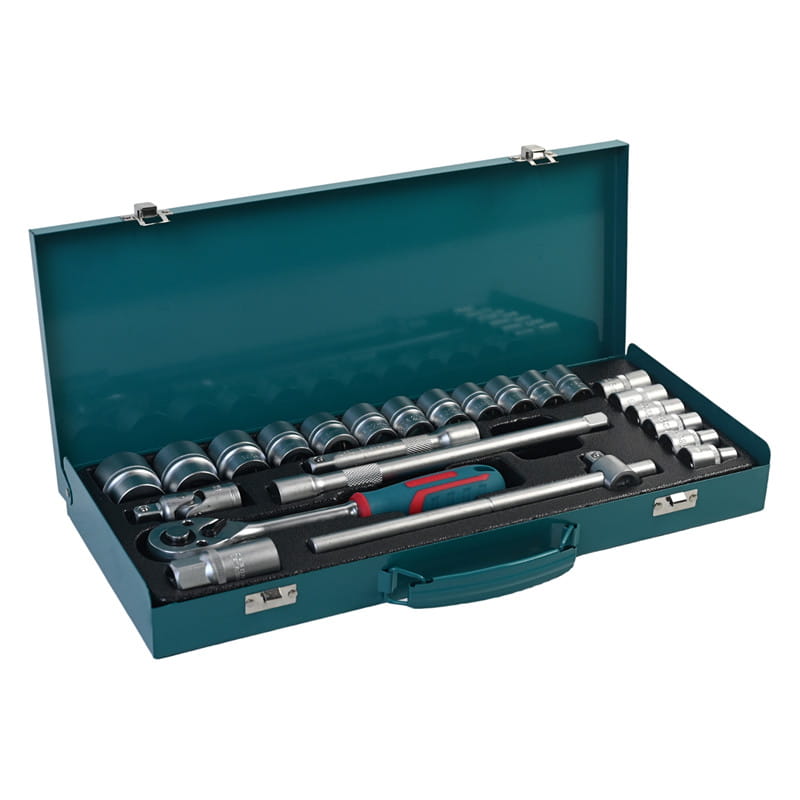 717305 PHIXWELL 24 PCS SET SOKET KOTAK BESI