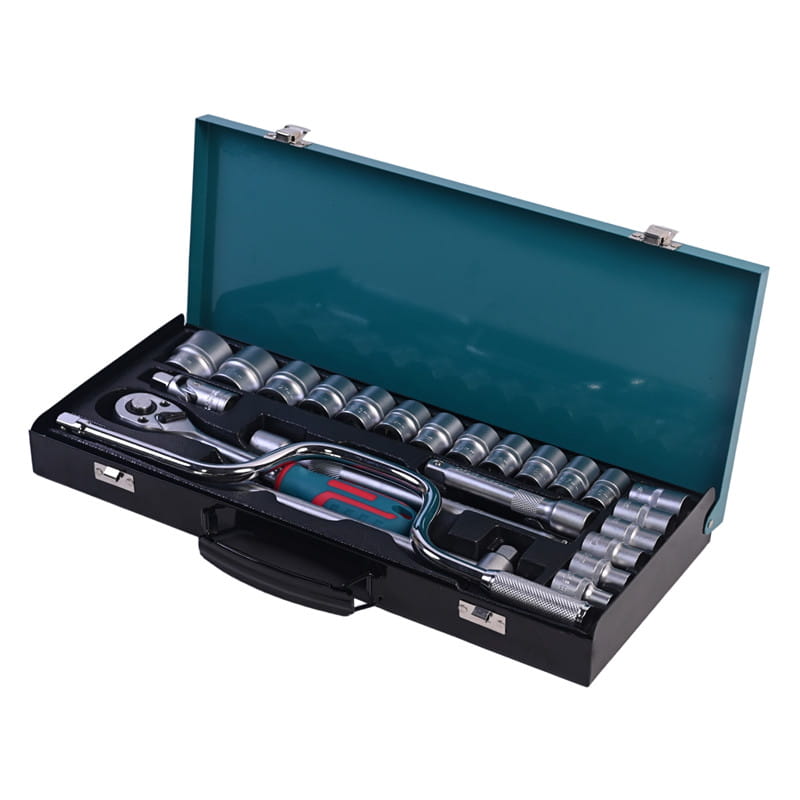 717306 SET SOKET KOTAK BESI PHIXWELL 24 PCS
