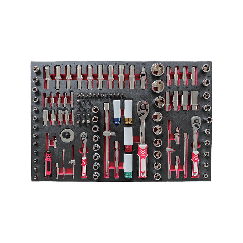 719520PHIXWELL 11 laci Kabinet Alatan dengan Set Alat 377pcs