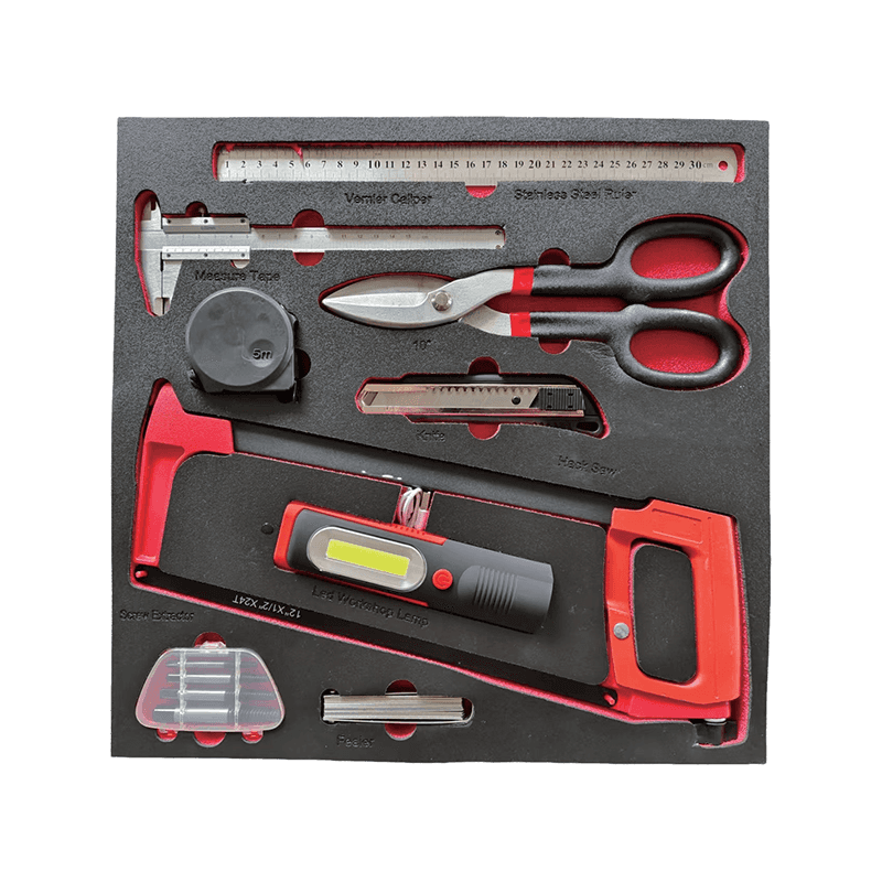 719520PHIXWELL 11 laci Kabinet Alatan dengan Set Alat 377pcs