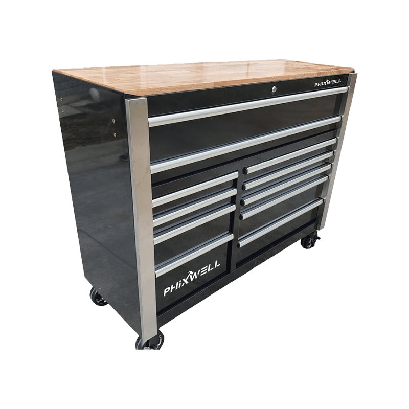 719520PHIXWELL 11 laci Kabinet Alatan dengan Set Alat 377pcs