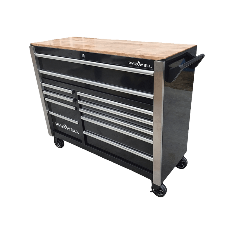 719520PHIXWELL 11 laci Kabinet Alatan dengan Set Alat 377pcs