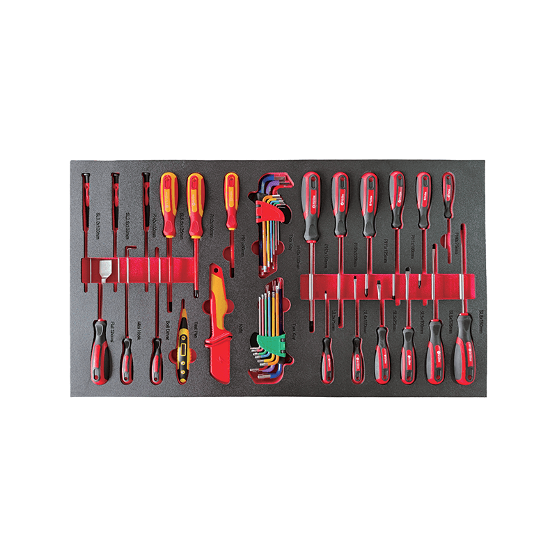 719520PHIXWELL 11 laci Kabinet Alatan dengan Set Alat 377pcs