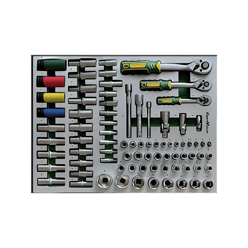 719509 PHIXWELL 7 laci kabinet penyimpanan alatan dengan set alat 309pcs