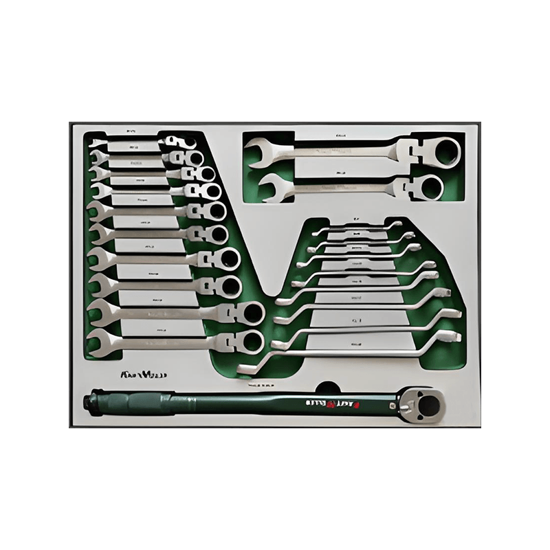 719509 PHIXWELL 7 laci kabinet penyimpanan alatan dengan set alat 309pcs