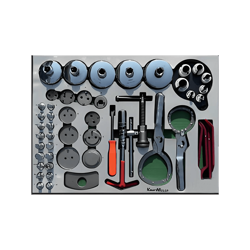 719509 PHIXWELL 7 laci kabinet penyimpanan alatan dengan set alat 309pcs